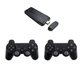 Игровая приставка M8 64gb консоль для ТВ Mini Game Stick HDMI 1080P, + два беспроводных джойстика 10000 ретро игр (506) - изображение 3