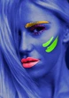 Неоновый оранжевый грим для лица Paint Glow, аквагрим, тюбик 10 мл - изображение 2