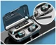 Беспроводные вакуумные наушники Bluetooth сенсорные TWS F9-5 Black с зарядным кейсом и микрофоном - изображение 7