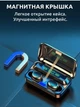Бездротові навушники сенсорні TWS F5 з Bluetooth і зарядним кейсом Чорні - зображення 6