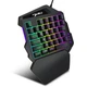 Игровая клавиатура и мышка 198I G506 набор для одной руки - изображение 7