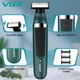 Электробритва 2 в 1 VGR V-393 5 насадок 500 mAh IPX5 Green (10502) - изображение 5