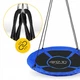 Качеля-гнездо круглая 4FIZJO XL 110 см Black/Blue (P-5907739316677) - изображение 7