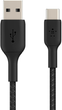 Kabel Belkin BoostCharge USB-A – USB Type-C 15W 0.15 m Black (CAB002BT0MBK) - obraz 2