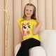 Футболка детская для девочки Gabbi FT-22-13\1 Girls желтый на рост 122 (13147) - изображение 2