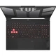 Ігровий ноутбук ASUS TUF A15 FA507UV-LP170, AMD Ryzen 9 8945H, 5.2GHz, 15.6" FHD, 16GB, SSD 512GB, NVIDIA GeForce RTX 4060 8GB, Free DOS - зображення 3