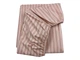 Простирадло на гумці "Stripes Beige" з бязі голд 160х200 см - зображення 2