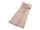Простирадло на гумці "Stripes Beige" з бязі голд 160х200 см - зображення 6