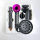 Фен для волос с 6 магнитными насадками Super Hair Dryer 1600Вт, фен-стайлер 6в1 для сушки и укладки волос с 3 температурными режимами и 3 скоростями, компактный фен для создания причесок DS1805-Rose - изображение 14
