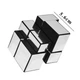 Дзеркальный кубик 2х2 | QiYi MoFangGe Mirror cube silver - зображення 4