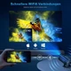 Міні-проектор 4K Full HD 1080P, підтримує Wi-Fi 6 і BT 5.0 із вбудованою ОС Android 11.0, 150-дюймовий , автоматична корекція трапецеїдальних спотворень, чорний - изображение 7