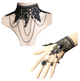 Комплект женский ажурный чокер с браслетом в стиле стимпанк [1700763] Fashion Jewelry - изображение 1