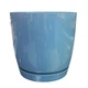 Горшок для цветов Form-Plastic Тоскана Круглая-17 3 л стальной-синий (0743-095) - изображение 1