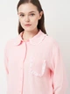 Пижама (рубашка + штаны) женская из вискозы Trendyol THMAW25PT00146 42 Розовая (8683050442239) - изображение 5