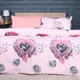 Комплект постельного белья MirSon Семейный 2 х 160x220 см 17-0724 Diamond Hearts Ranforce Elite (2200010688719) - изображение 1
