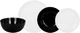 Сервиз столовый Luminarc Diwali Black&White P4360 19пр - изображение 2