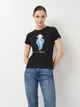 Футболка бавовняна жіноча Polo Ralph Lauren 11476.1 L Чорна з принтом (smt2000000031781) - зображення 1