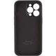 Чохол Silicone Premium case з захистом камери для iPhone 13 Pro Max Full Camera Protective black 9726 - изображение 3