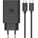 Комплект зарядный блок и кабель MOTOROLA 68W USB-С 1m (MC-682N) - изображение 1