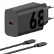 Комплект зарядный блок и кабель MOTOROLA 68W USB-С 1m (MC-682N) - изображение 2