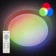 LUMINARIA SATURN 25W RGB R330 SHINY 220V IP44 Стельовий світлодіодний світильник з пультом ДУ - зображення 2