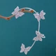 Серьги-каффы «Бабочки» без прокола ButterflyDance, серебристые - изображение 5