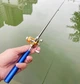 Вудка-ручка з котушкою FishscribePen, 1 м, синя - зображення 3