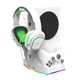 Док-станция Ipega PG-XBS011S White с двумя аккумуляторами, RGB-подсветкой и охлаждением для XBOX Series S - изображение 4
