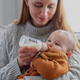Скляна дитяча пляшечка BIBS Baby Glass Bottle повний комплект 225 ml - Cloud - зображення 4