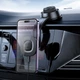 Автотримач для телефону Hoco HW31 на панель із бездротовою зарядкою 15W Чорний - изображение 8