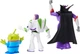 История Игрушек: Базз Лайтер, Зург, Инопланетянин Disney Pixar Storytellers Toy Story Buzz Lightyear, Zurg & Alien Posable Toys Mattel - изображение 2