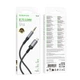 Аудиокабель Borofone BL24 Graceful digital audio conversion cable iP, длина 1м Metal Grey - изображение 6