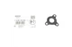 Прокладка насоса топливного Fiat Doblo/Fiorino 1.3JTD 06- - F 01M 100 055 BOSCH - изображение 1