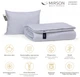 Набор антиаллергенный MirSon с Тенсель Супер Теплый №9040 Eco Light Gray (одеяло 172x205 см + подушка 50х70 средняя) (2200005995891) - изображение 2