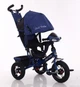 Велосипед Триколісний дитячий Best Trike з музичною bluetooth Панеллю і фарами, пульт/батьківська ручка Синій - зображення 1