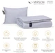 Набор Шелковый MirSon Супер Теплый №9034 Eco Light Gray (одеяло 140x205 см + подушка 50х70 средняя) (2200005993439) - изображение 2