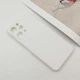 Силиконовый чехол Epik Candy Full Camera для Xiaomi Redmi 12 Белый / White - изображение 2