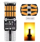 Світлодіодна лампа LED T10/W5W 4014 26 SMD CANBUS жовтий - зображення 1