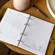 Професійний блокнот для дизайнера інтер’єру PROFESSIONAL JOURNALS в шкіряній обкладинці "Сідней", оливка - изображение 3