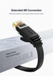 Патч-корд Ugreen NW102 Cat 6 U/UTP Lan Cable 20 м Black (20166) - изображение 3