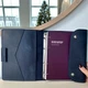 Професійний блокнот Бухгалтера Professional Journals в шкіряній обкладинці Монако А5 Синя - изображение 2