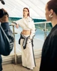 Женские кроссовки кожаные Adidas Taekwondo Lace W JS1194 39.5 (6UK) 24.5 см Adidastaekwondolaftwwht/Cblack/Gum3 (4067902426587) - изображение 7