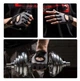 Перчатки для фитнеса (велосипеда и тяжелой атлетики) SPORT GEAR "S" чёрные с розовым - изображение 13