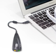 Звуковая Карта USB Digital 5Hv2 7.1 3D Черный (1001-258-01) - изображение 3