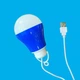 Лампа USB Digital Энергосберегающая Синий (1001-296-10) - изображение 3