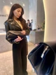 Сумка багет молодежная широкий ремень кожаная средняя синяя ARTiS Bags 1757 5607 - изображение 3