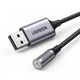 Звуковая карта USB AUX jack TRRS (Mic + Ear) KT0210 0.25m Ugreen CM477 Black - изображение 2