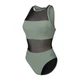 Купальник жіночий Arena MESH PANELS SWIMSUIT VENT BACK 006658-600-40 Оливковий - зображення 3
