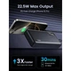 УМБ Ugreen 20000mAh 2USB 1Type-C PD 22.5W 3A QC+PD+SCP+PPS Black - изображение 5