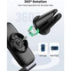 Автоутримувач для смартфона 4.7-7.2" на грати LP120 Ugreen Gray - зображення 3